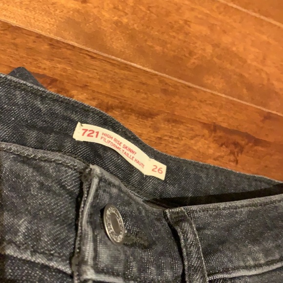 LEVIS 721 distressed skinny jeans - Picture 4 of 4